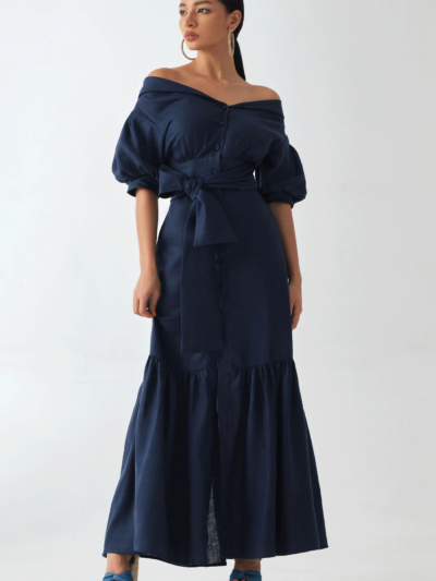 Women's Linen Maxi Dress