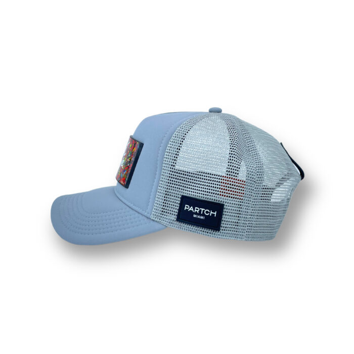 Grey Trucker Hat Do What You Love by PARTCH
