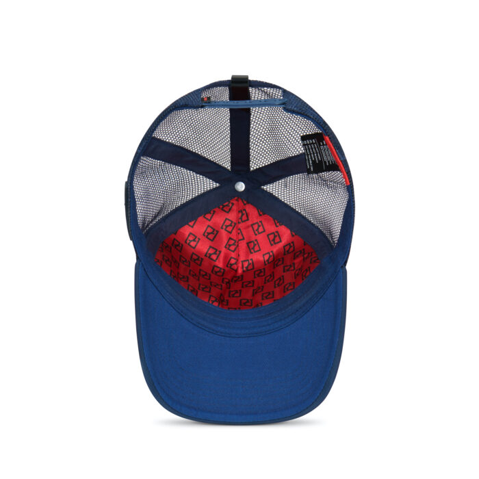 Navy Blue trucker hat Partch breathable rear mesh