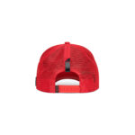 Red trucker hat Partch breathable rear mesh