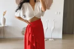 Fernanda Skirt Red