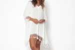 Tulum Fringe V Neck